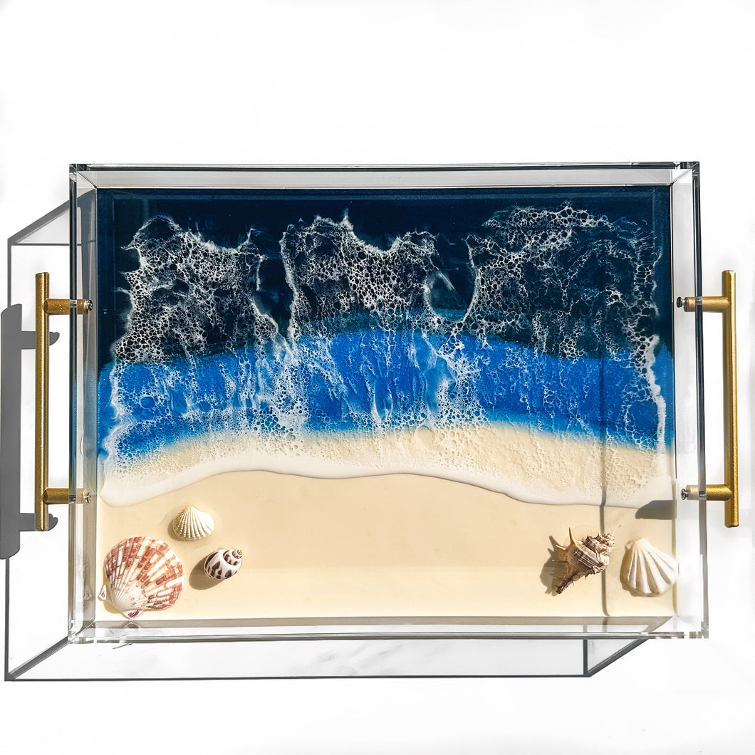 Made-to-Order Large Acrylic Ocean Tray